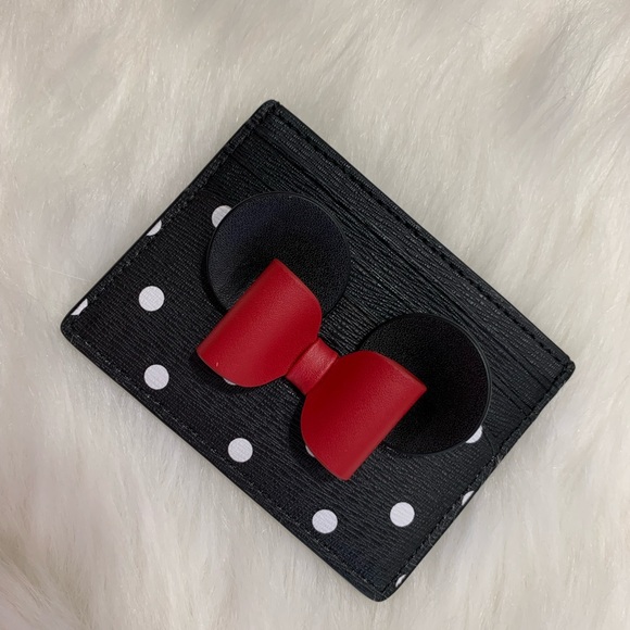 Disney Kate spade New York Minnie Mouse backpack & card holder - Picture 12 of 13